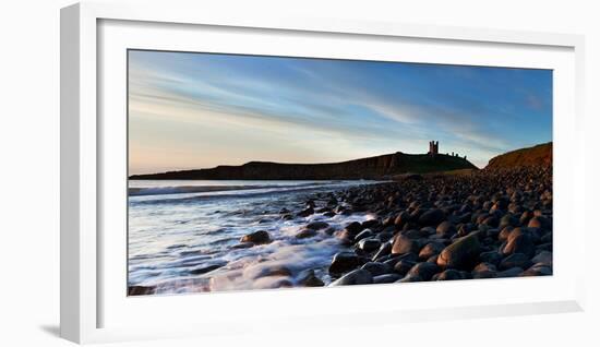 Dunstanburgh Castle, Northumberland, England, United Kingdom, Europe-John Alexander-Framed Photographic Print