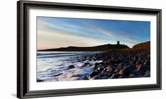 Dunstanburgh Castle, Northumberland, England, United Kingdom, Europe-John Alexander-Framed Photographic Print