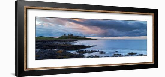 Dunstanburgh Castle, Northumberland, England, United Kingdom, Europe-John Alexander-Framed Photographic Print