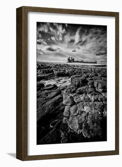 Dunstanburgh Castle-Rory Garforth-Framed Photographic Print