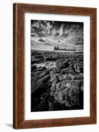 Dunstanburgh Castle-Rory Garforth-Framed Photographic Print