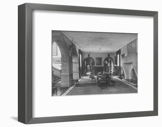 'Dunster Castle, Somerset - Earl of Carhampton', 1910-Unknown-Framed Photographic Print