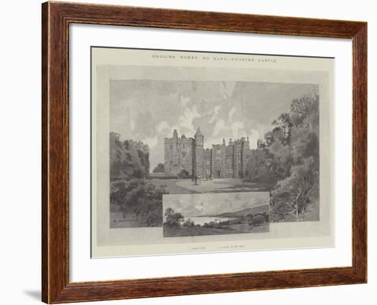 Dunster Castle-Charles Auguste Loye-Framed Giclee Print