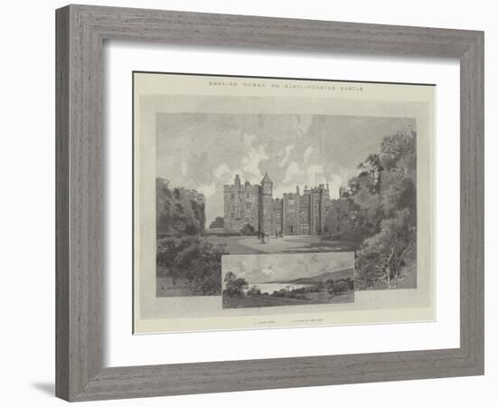 Dunster Castle-Charles Auguste Loye-Framed Giclee Print