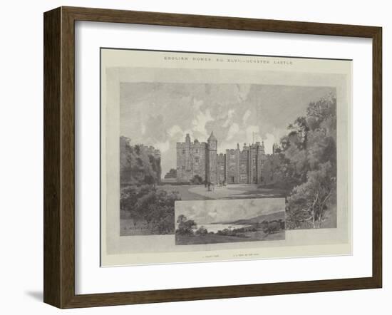 Dunster Castle-Charles Auguste Loye-Framed Giclee Print