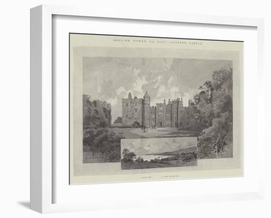 Dunster Castle-Charles Auguste Loye-Framed Giclee Print