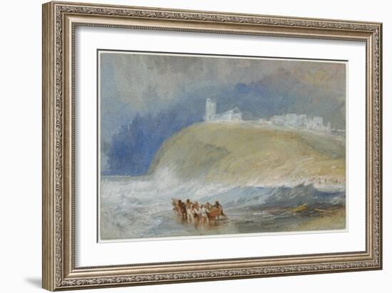 Dunwich, Suffolk, C.1827 (W/C on Paper)-Joseph Mallord William Turner-Framed Giclee Print