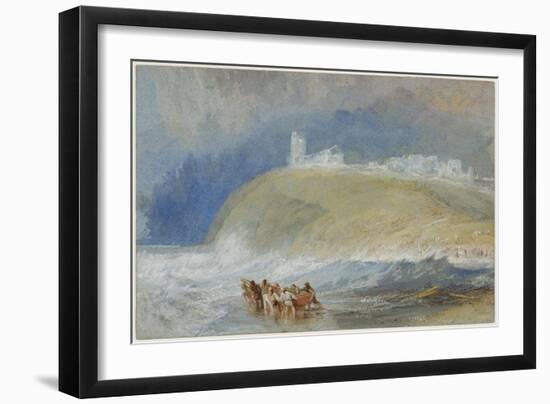 Dunwich, Suffolk, C.1827 (W/C on Paper)-Joseph Mallord William Turner-Framed Giclee Print