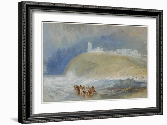 Dunwich, Suffolk, C.1827 (W/C on Paper)-Joseph Mallord William Turner-Framed Giclee Print