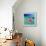 Duo Flamingos-Anne Ormsby-Framed Stretched Canvas displayed on a wall