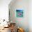 Duo Flamingos-Anne Ormsby-Framed Stretched Canvas displayed on a wall