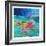 Duo Flamingos-Anne Ormsby-Framed Art Print