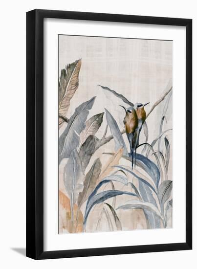 Duo in Foliage-Jacob Q-Framed Art Print