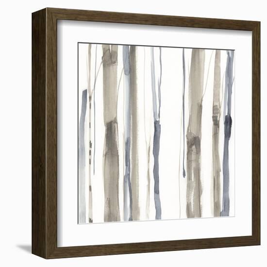 Duo Tone Trees I-null-Framed Art Print