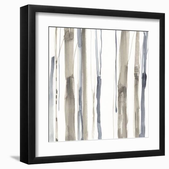 Duo Tone Trees I-null-Framed Art Print