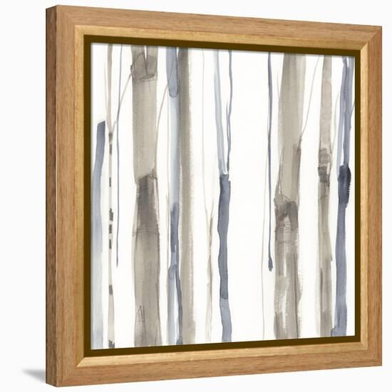 Duo Tone Trees I-null-Framed Stretched Canvas