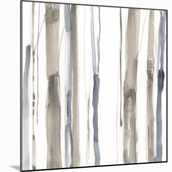 Duo Tone Trees I-null-Mounted Art Print