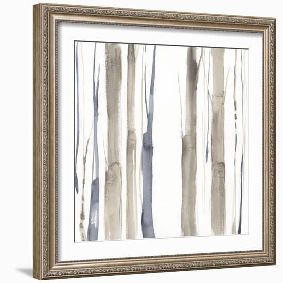 Duo Tone Trees II-null-Framed Art Print