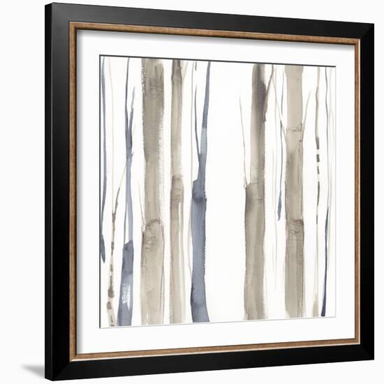 Duo Tone Trees II-null-Framed Art Print