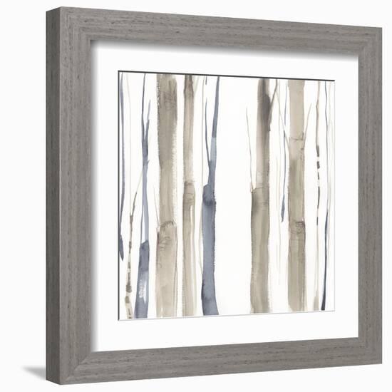 Duo Tone Trees II-null-Framed Art Print