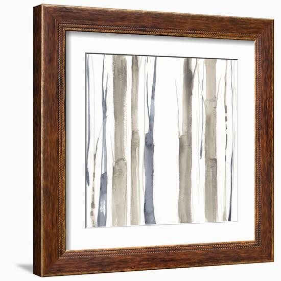 Duo Tone Trees II-null-Framed Art Print