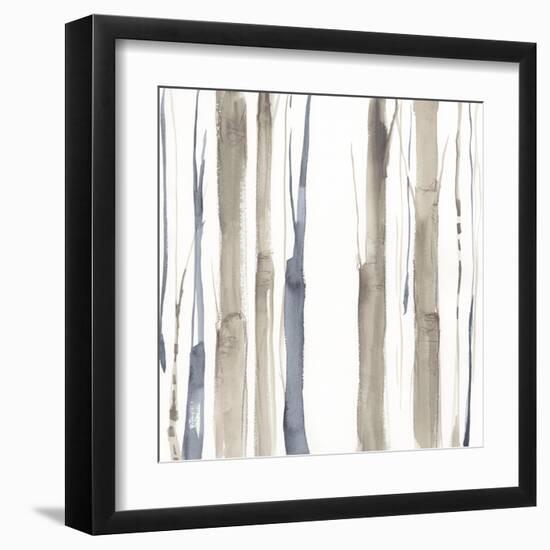 Duo Tone Trees II-null-Framed Art Print