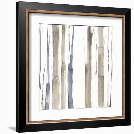 Duo Tone Trees II-null-Framed Art Print