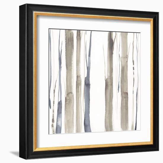 Duo Tone Trees II-null-Framed Art Print