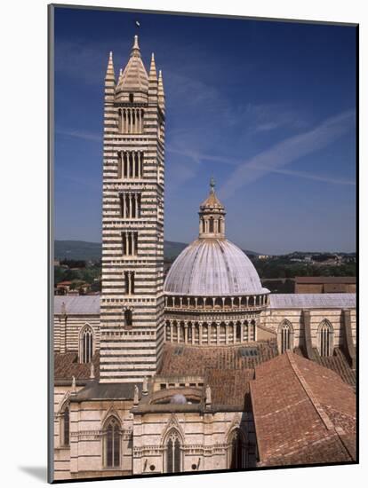 Duomo and 14th Century Campanile, Siena, Tuscany, Italy-Patrick Dieudonne-Mounted Photographic Print