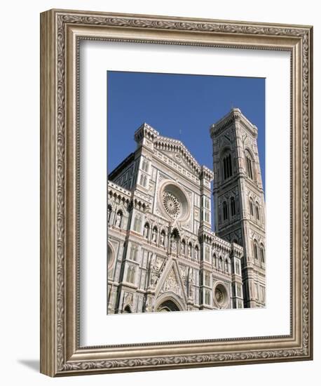 Duomo and Campanile (Cathedral and Bell Tower), Florence, UNESCO World Heritage Site, Italy-Sergio Pitamitz-Framed Photographic Print