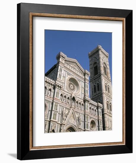 Duomo and Campanile (Cathedral and Bell Tower), Florence, UNESCO World Heritage Site, Italy-Sergio Pitamitz-Framed Photographic Print