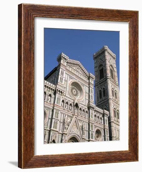 Duomo and Campanile (Cathedral and Bell Tower), Florence, UNESCO World Heritage Site, Italy-Sergio Pitamitz-Framed Photographic Print