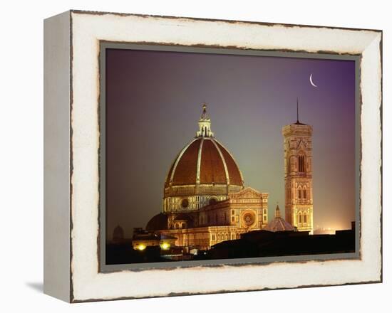 Duomo and Campanile of Santa Maria del Fiore Seen from the West-Jim Zuckerman-Framed Premier Image Canvas