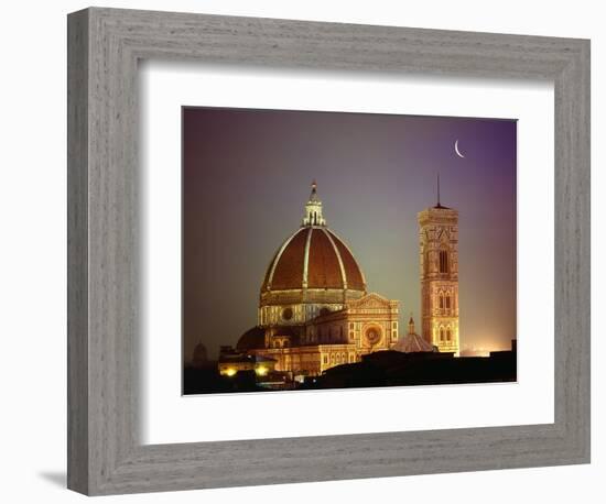 Duomo and Campanile of Santa Maria del Fiore Seen from the West-Jim Zuckerman-Framed Photographic Print