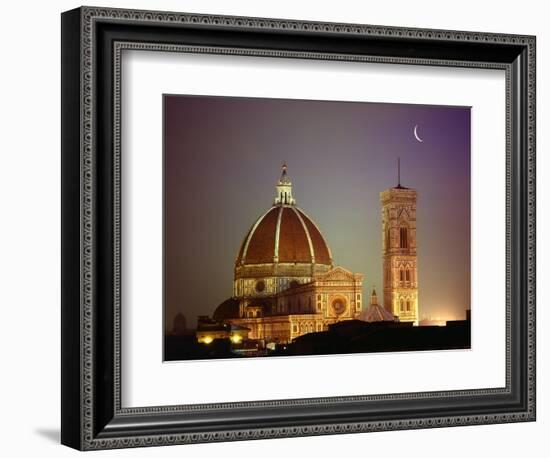 Duomo and Campanile of Santa Maria del Fiore Seen from the West-Jim Zuckerman-Framed Photographic Print