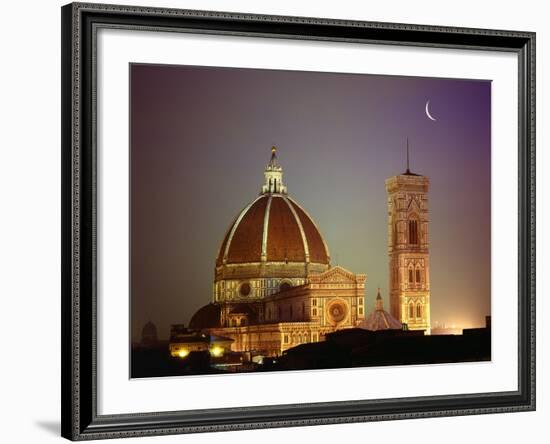 Duomo and Campanile of Santa Maria del Fiore Seen from the West-Jim Zuckerman-Framed Photographic Print