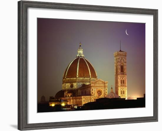 Duomo and Campanile of Santa Maria del Fiore Seen from the West-Jim Zuckerman-Framed Photographic Print