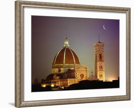 Duomo and Campanile of Santa Maria del Fiore Seen from the West-Jim Zuckerman-Framed Photographic Print