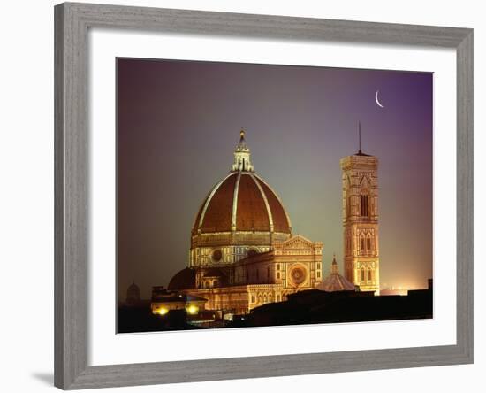 Duomo and Campanile of Santa Maria del Fiore Seen from the West-Jim Zuckerman-Framed Photographic Print