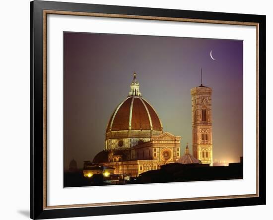 Duomo and Campanile of Santa Maria del Fiore Seen from the West-Jim Zuckerman-Framed Photographic Print