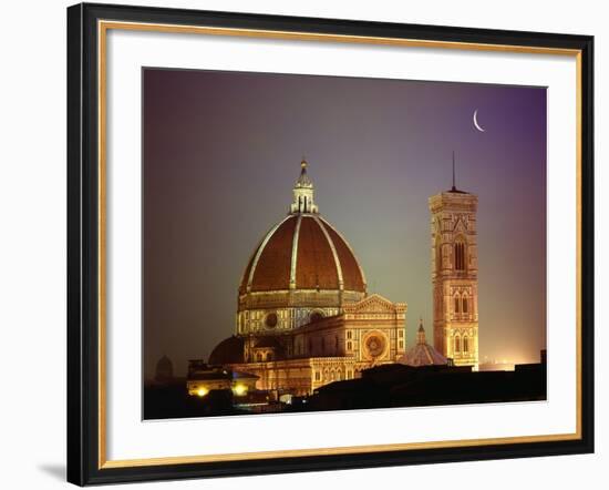 Duomo and Campanile of Santa Maria del Fiore Seen from the West-Jim Zuckerman-Framed Photographic Print