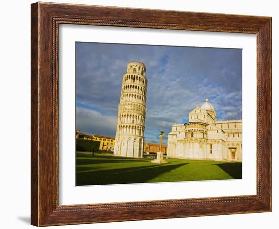 Duomo and Leaning Tower, Pisa, Italy-Terry Eggers-Framed Photographic Print