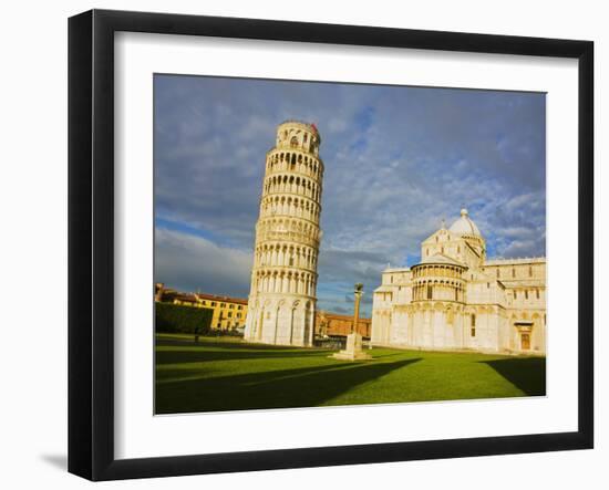 Duomo and Leaning Tower, Pisa, Italy-Terry Eggers-Framed Photographic Print