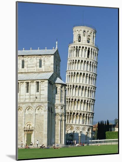 Duomo and the Leaning Tower in the Campo Dei Miracoli, Pisa, Tuscany, Italy-Gavin Hellier-Mounted Photographic Print