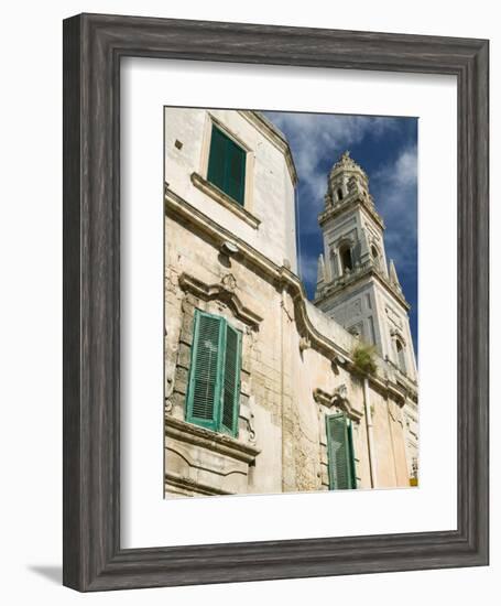 Duomo Campanile, Piazza del Duomo, Lecce, Puglia, Italy-Walter Bibikow-Framed Photographic Print