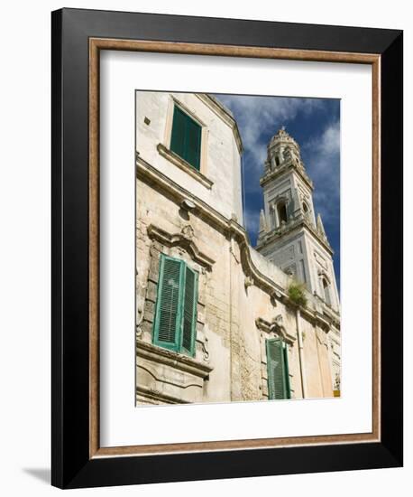 Duomo Campanile, Piazza del Duomo, Lecce, Puglia, Italy-Walter Bibikow-Framed Photographic Print