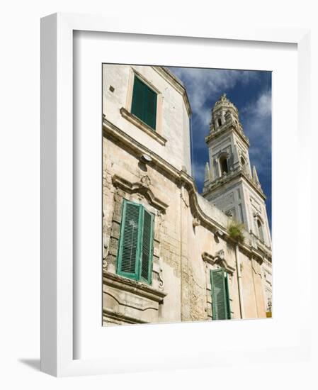 Duomo Campanile, Piazza del Duomo, Lecce, Puglia, Italy-Walter Bibikow-Framed Photographic Print