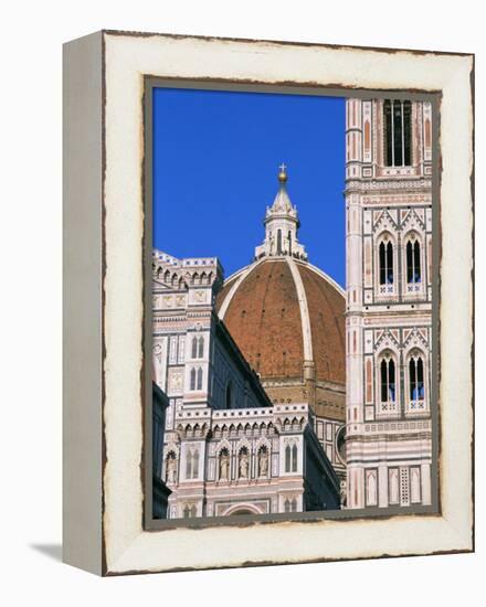 Duomo (Cathedral), Florence, Unesco World Heritage Site, Tuscany, Italy, Europe-Hans Peter Merten-Framed Premier Image Canvas