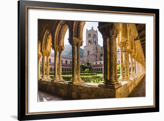 Duomo Di Monreale at Sunset (Monreale Cathedral)-Matthew Williams-Ellis-Framed Photographic Print