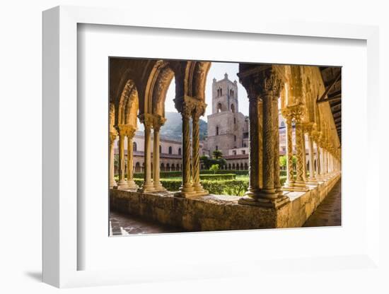 Duomo Di Monreale at Sunset (Monreale Cathedral)-Matthew Williams-Ellis-Framed Photographic Print